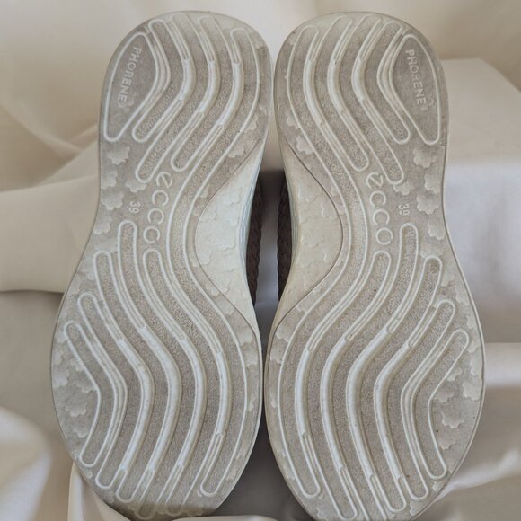 ECCO WOMENS THERAP LACE SNEAKER - TAUPE - SZ 39 / 8.5/9 - Picture 11 of 11